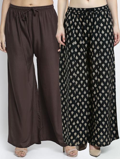 pack of 2 flared palazzo  - 19124765 -  Standard Image - 0