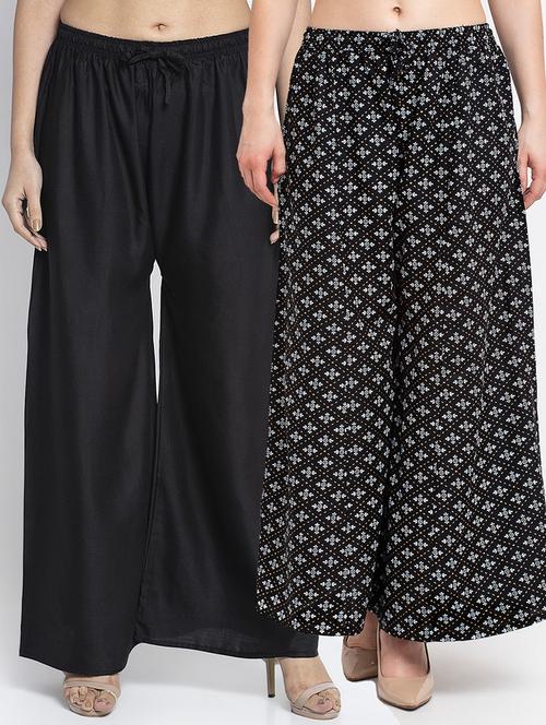 pack of 2 flared palazzo  - 19124775 -  Standard Image - 0
