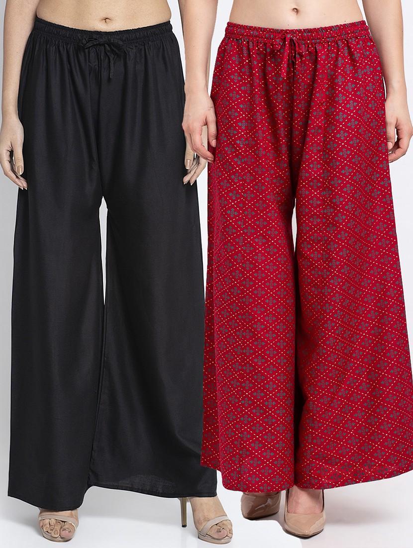 pack of 2 flared palazzo  - 19124782 -  Zoom Image - 0