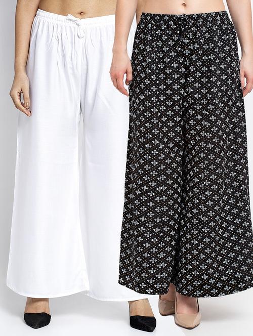 pack of 2 flared palazzo  - 19124785 -  Standard Image - 0