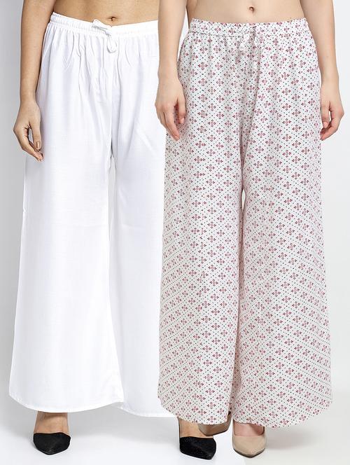 pack of 2 flared palazzo  - 19124786 -  Standard Image - 0