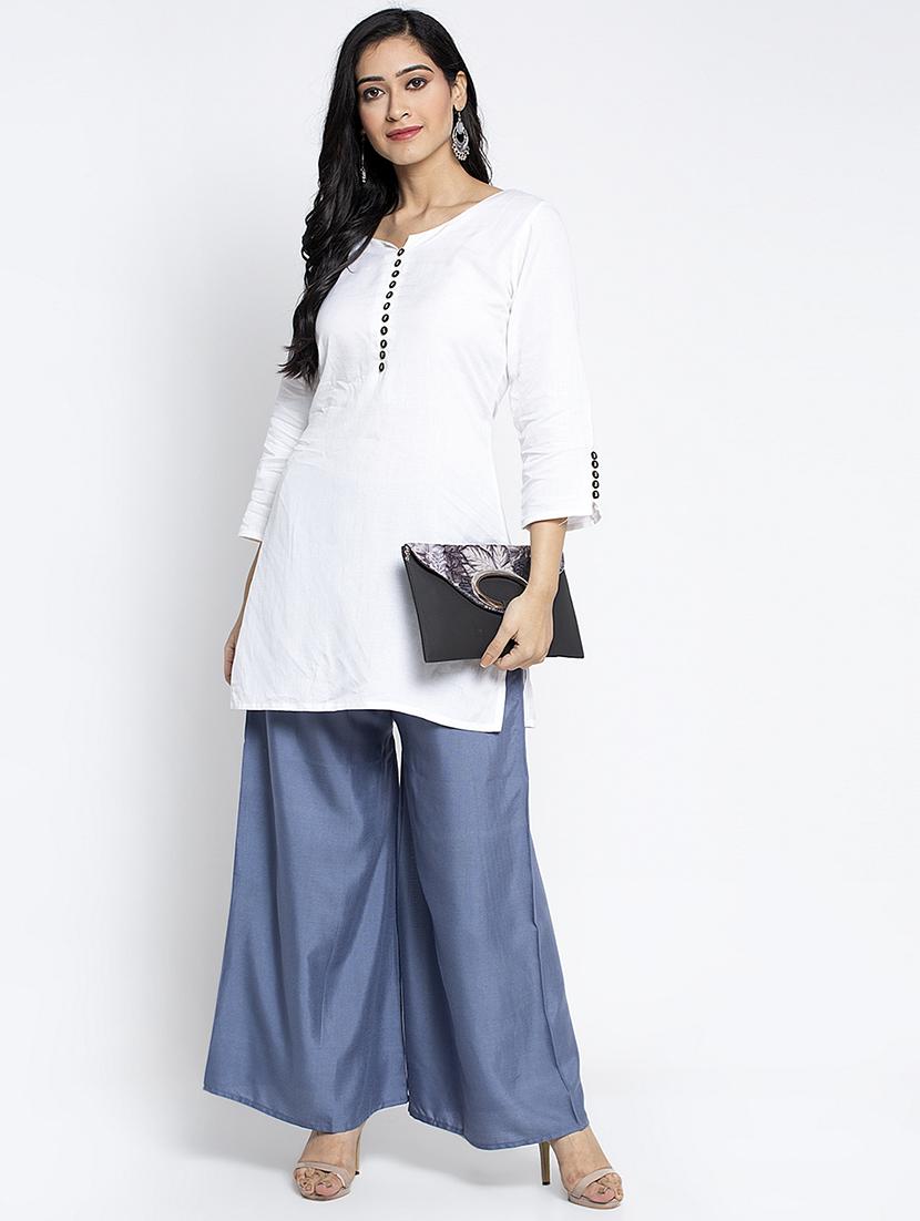 pack of 2 printed flared palazzo - 19124805 - Standard Image - 5