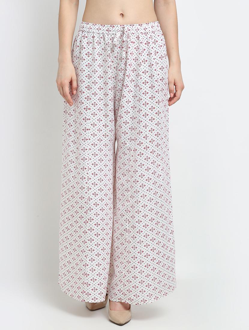 pack of 2 printed flared palazzo - 19124826 - Standard Image - 3