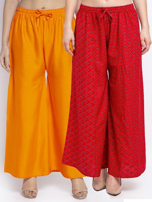 pack of 2 flared palazzo - 19124837 -  Standard Image - 0