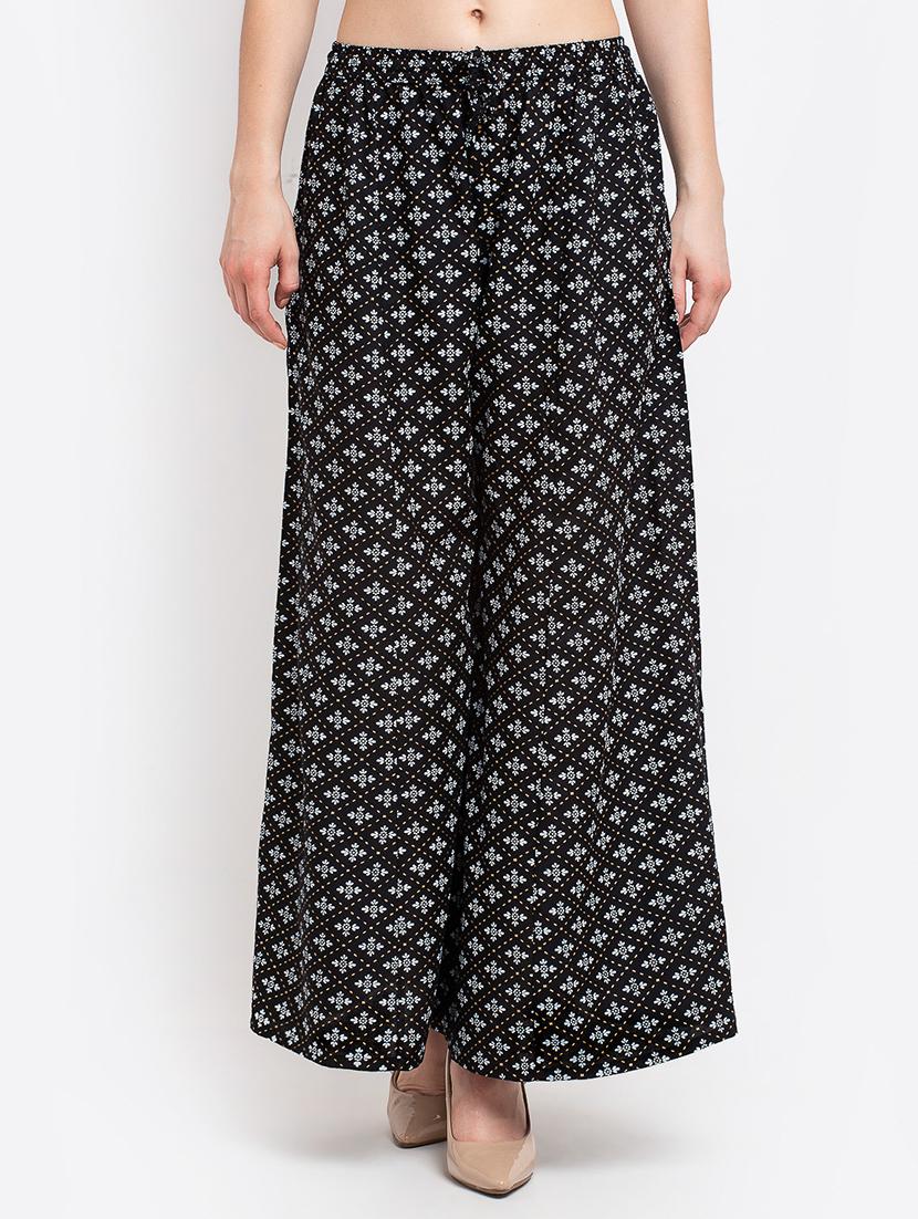 pack of 2 printed flared palazzo - 19124845 - Standard Image - 3