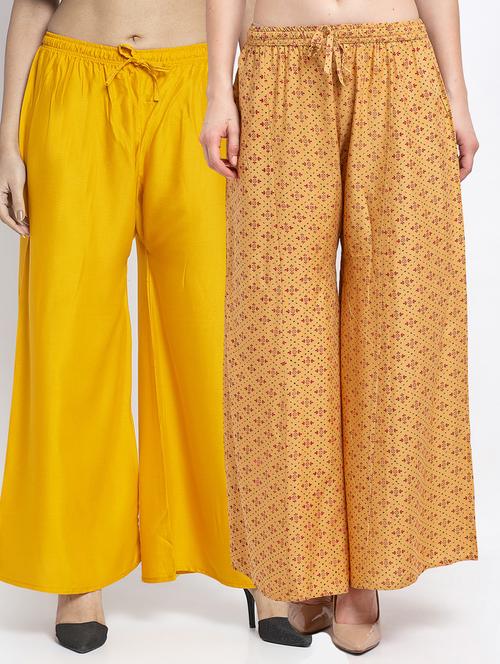 pack of 2 flared palazzos - 19124960 -  Standard Image - 0