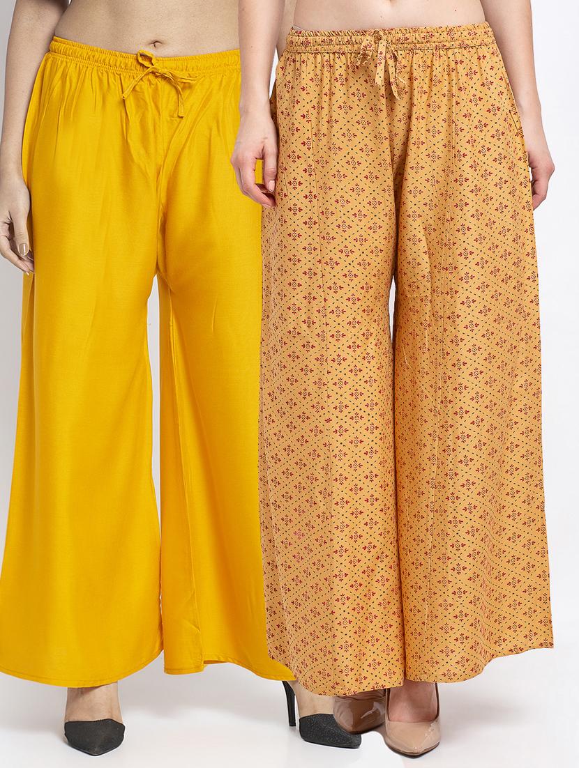 pack of 2 flared palazzos - 19124960 -  Zoom Image - 0