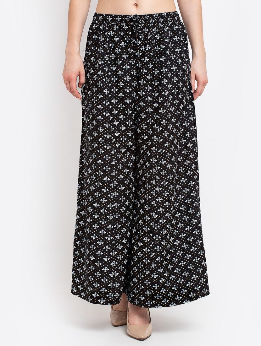 pack of 2 printed flared palazzo - 19124985 - Standard Image - 3