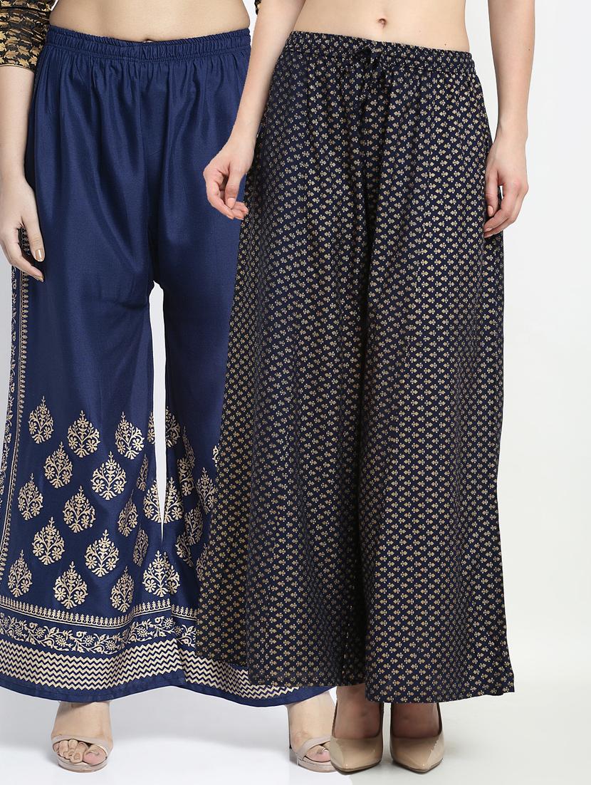 pack of 2 flared palazzos - 19125066 -  Zoom Image - 0