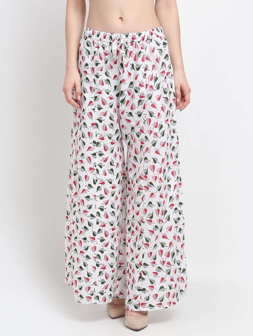 pack of 2 printed flared palazzo - 19125087 - Standard Image - 3