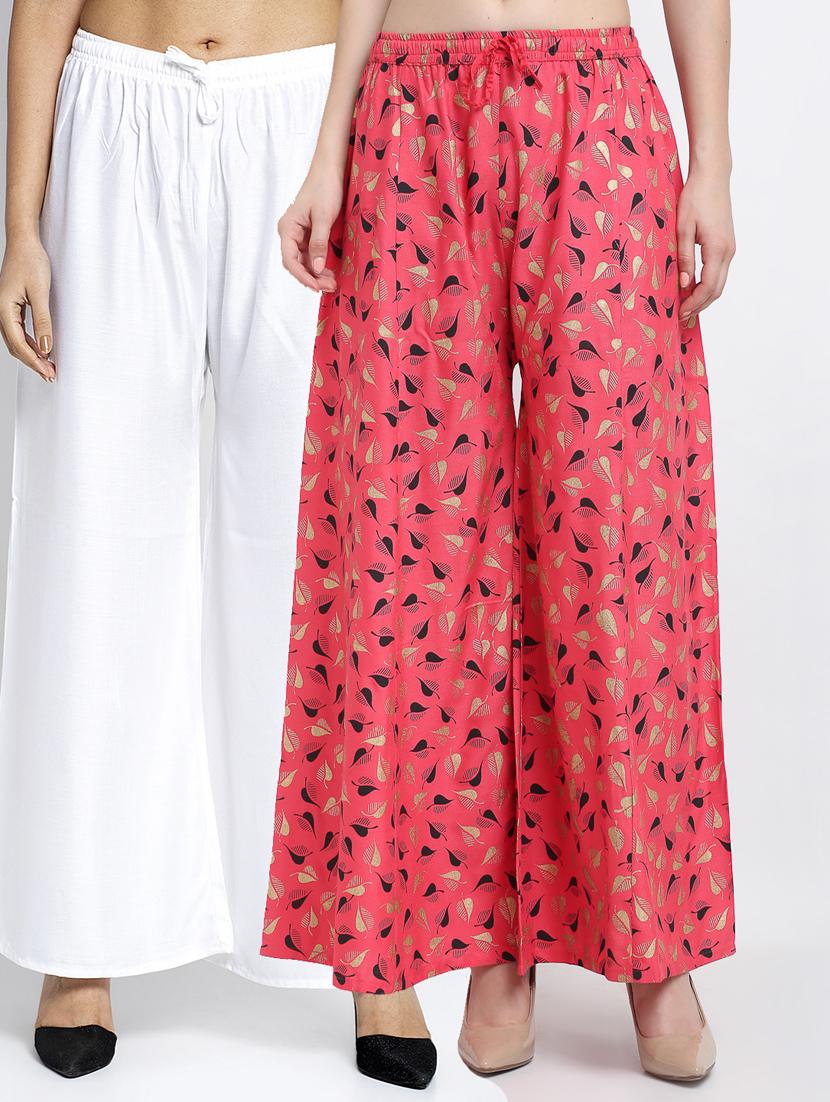 pack of 2 flared palazzos - 19125094 -  Zoom Image - 0