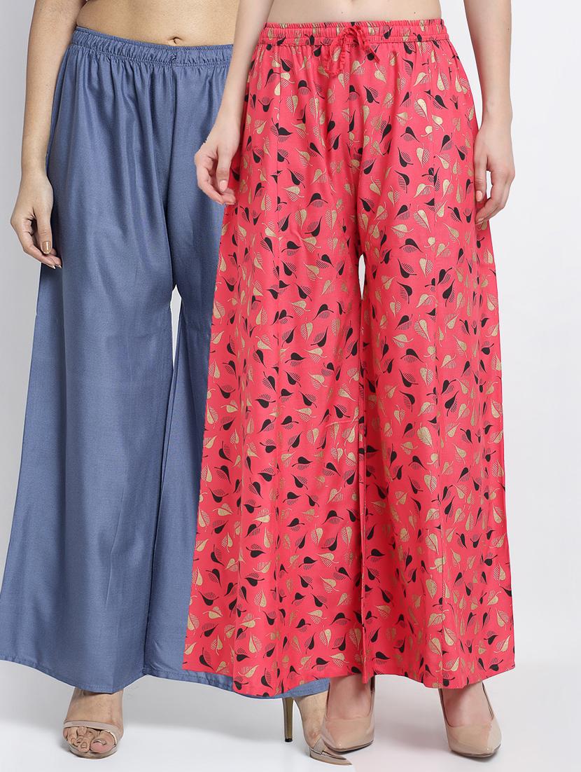 pack of 2 flared palazzos - 19125114 - Zoom Image - 0