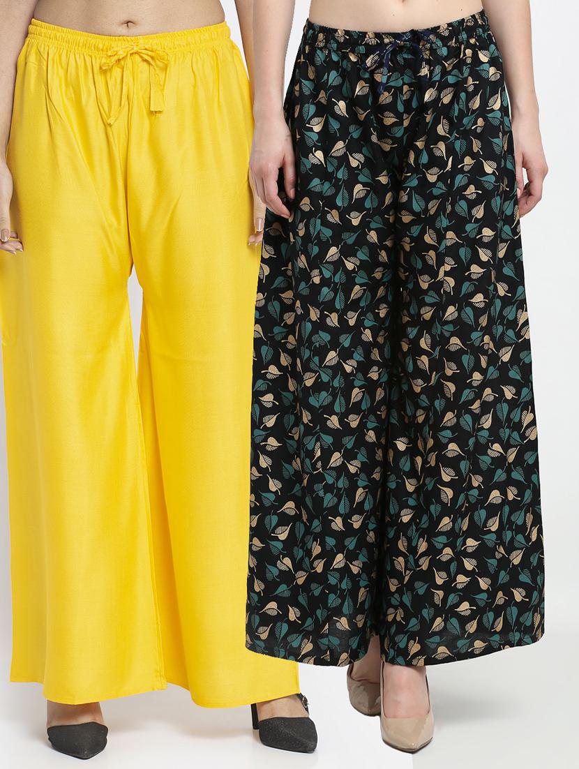 pack of 2 flared palazzos - 19125116 -  Zoom Image - 0