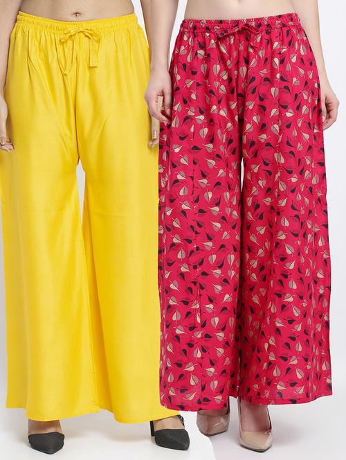 pack of 2 flared palazzos - 19125119 -  Standard Image - 0