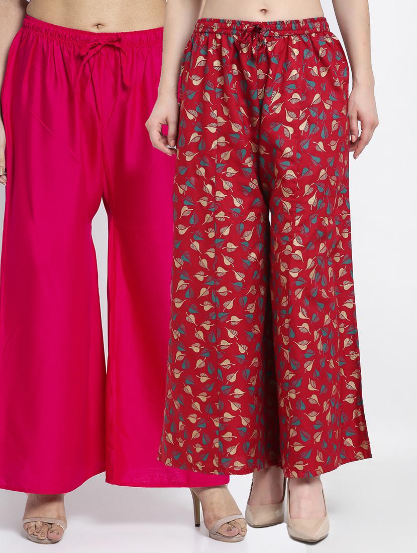 pack of 2 flared palazzos - 19125133 -  Zoom Image - 0