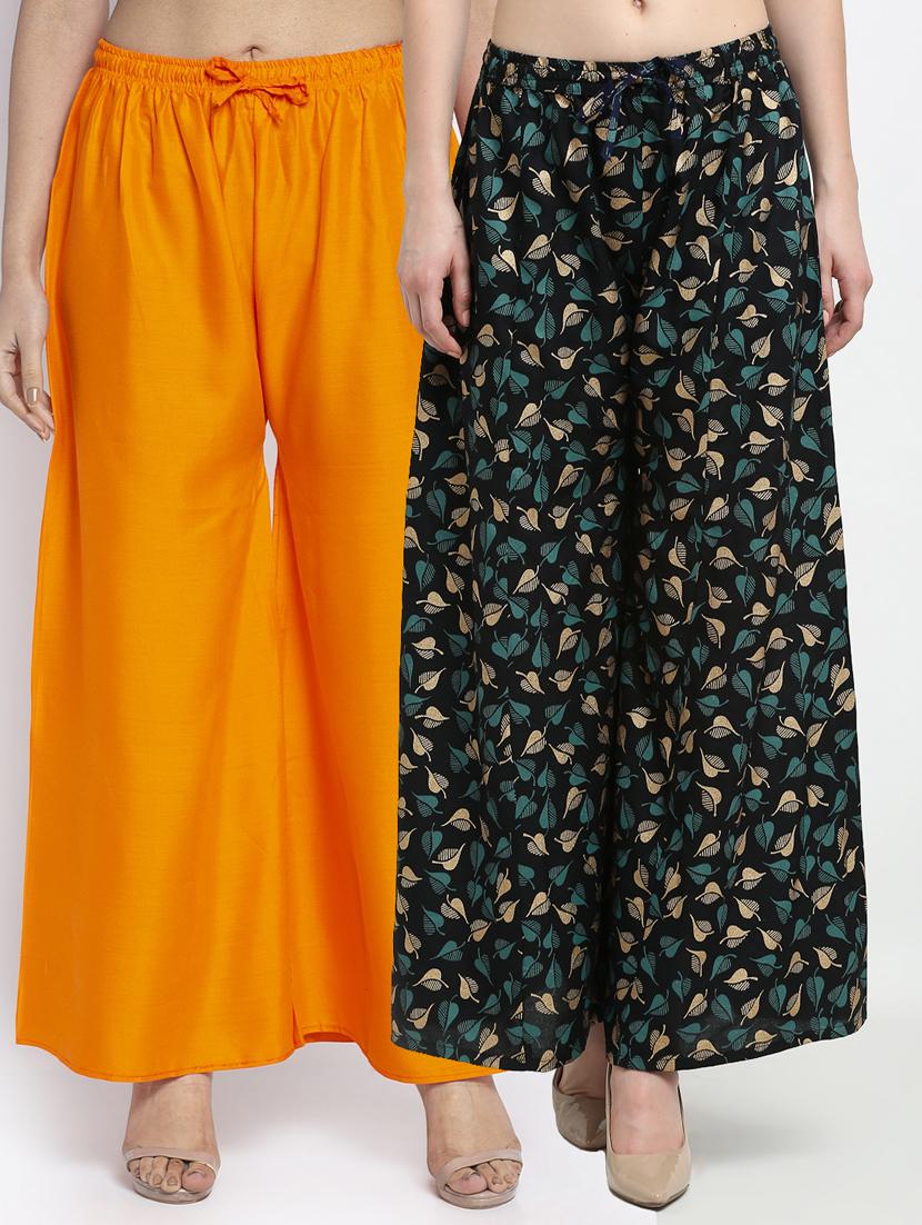 pack of 2 flared palazzos - 19125136 -  Zoom Image - 0