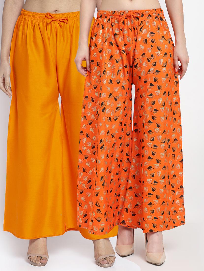 pack of 2 flared palazzos - 19125140 -  Zoom Image - 0