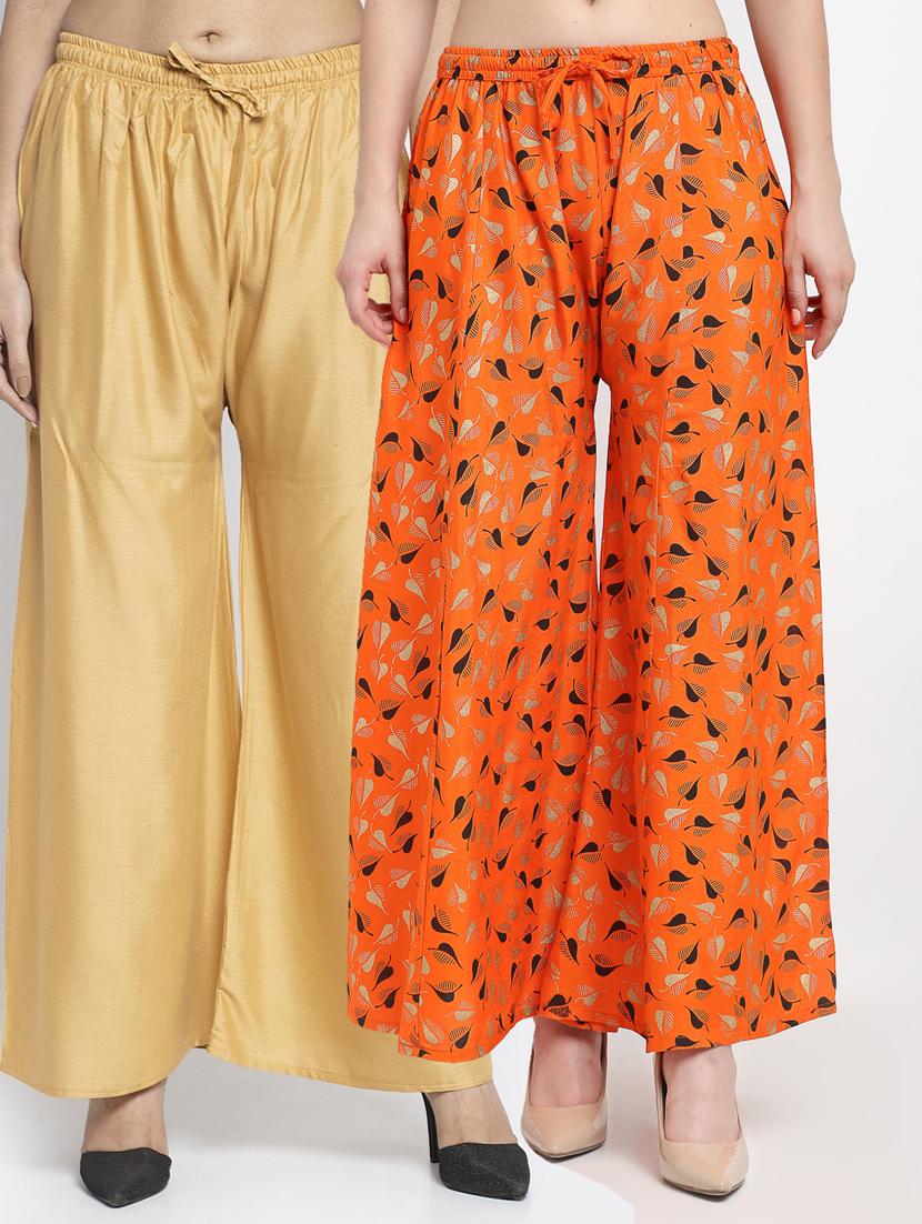 pack of 2 flared palazzos - 19125150 -  Zoom Image - 0
