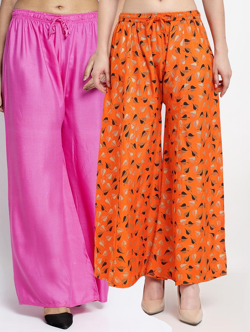 pack of 2 flared palazzo - 19125160 -  Zoom Image - 0