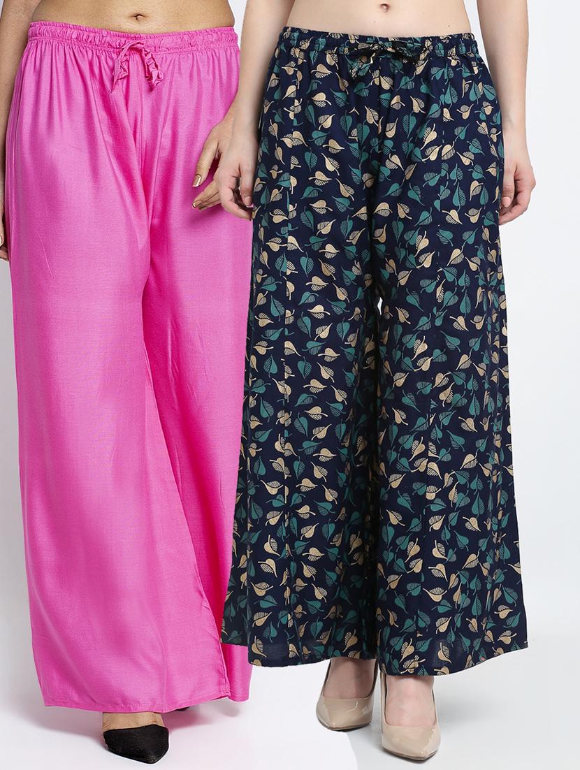 pack of 2 flared palazzos - 19125165 -  Zoom Image - 0