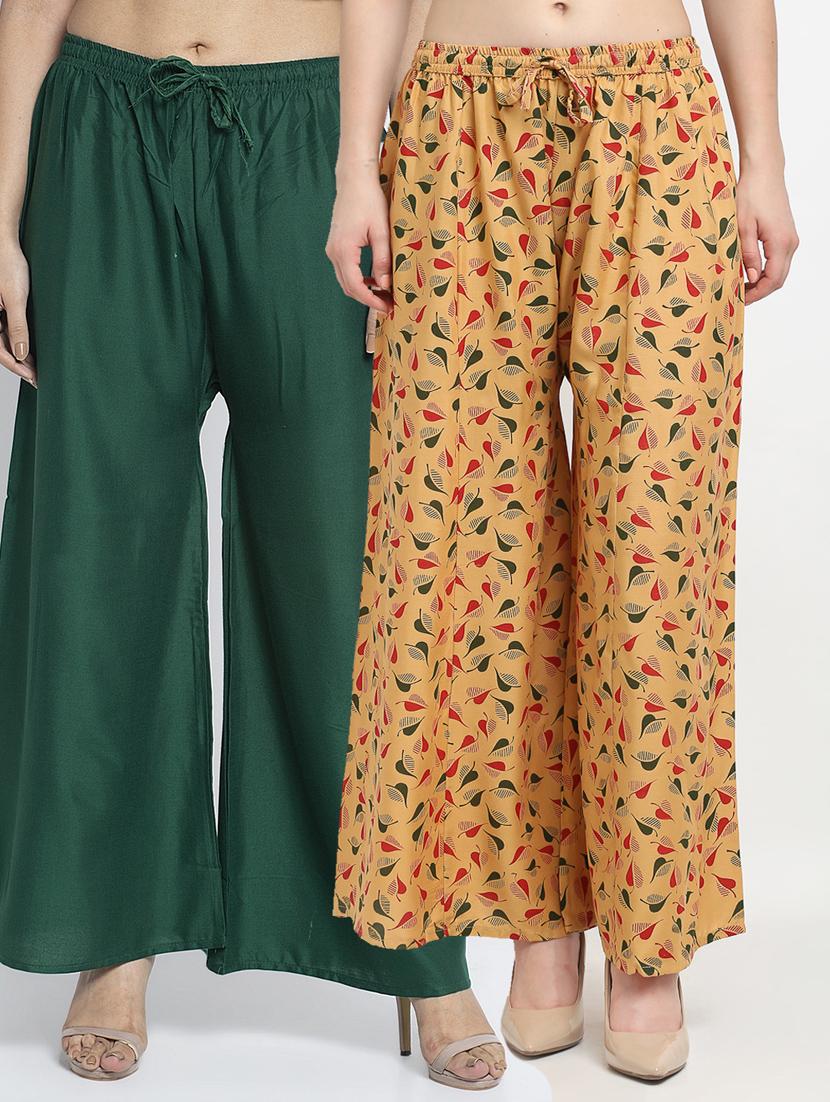 pack of 2 flared palazzos - 19125171 - Zoom Image - 0