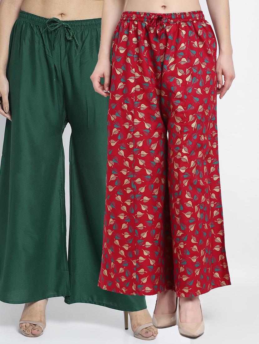 pack of 2 flared palazzos - 19125173 - Zoom Image - 0