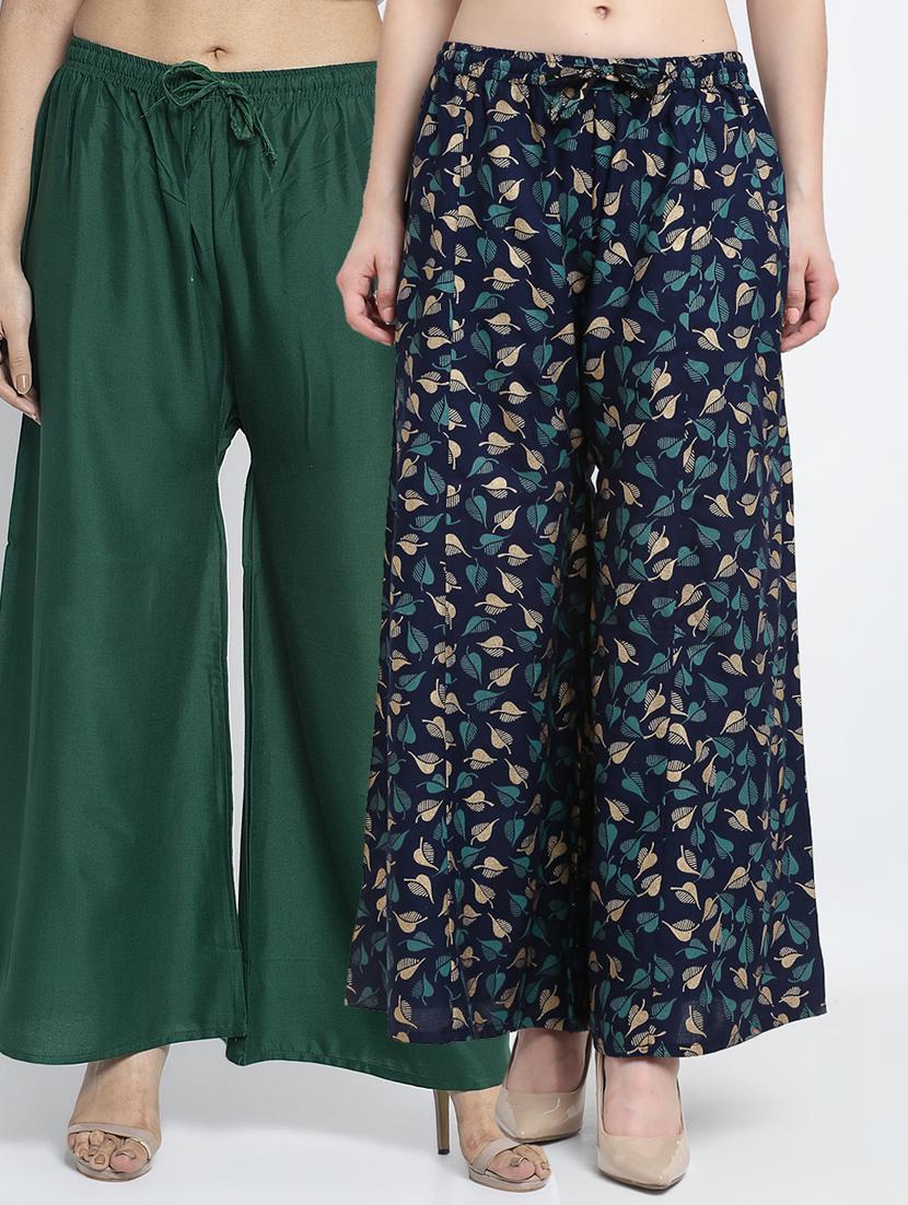 pack of 2 flared palazzos - 19125175 - Zoom Image - 0