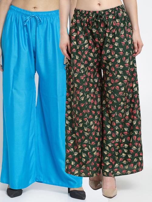 pack of 2 flared palazzo - 19125232 -  Standard Image - 0