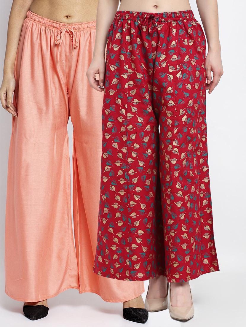 pack of 2 flared palazzos - 19125243 -  Zoom Image - 0