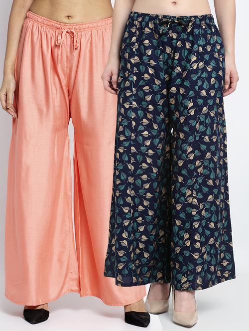 pack of 2 flared palazzos - 19125245 -  Standard Image - 0