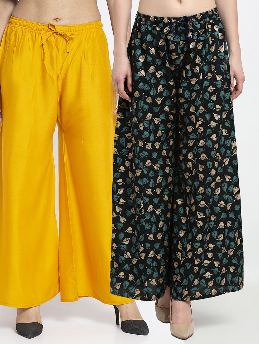 pack of 2 flared palazzos - 19125256 -  Zoom Image - 0