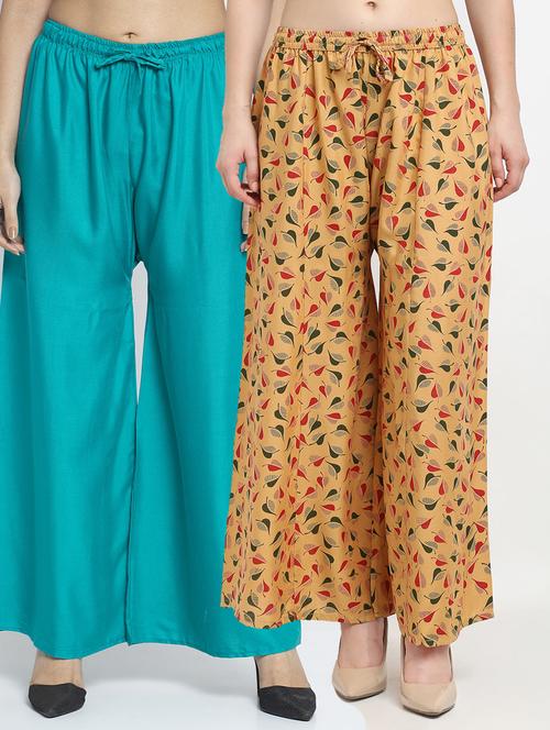 pack of 2 flared palazzo - 19125281 -  Standard Image - 0