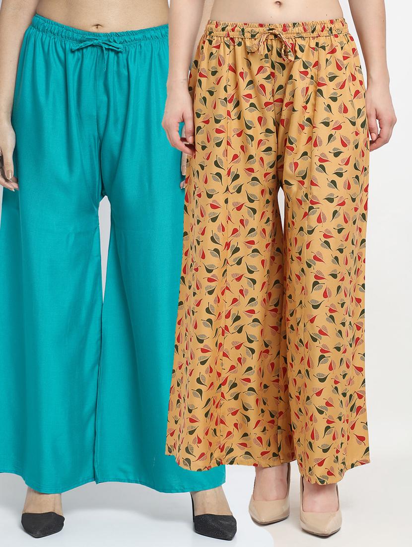 pack of 2 flared palazzo - 19125281 -  Zoom Image - 0