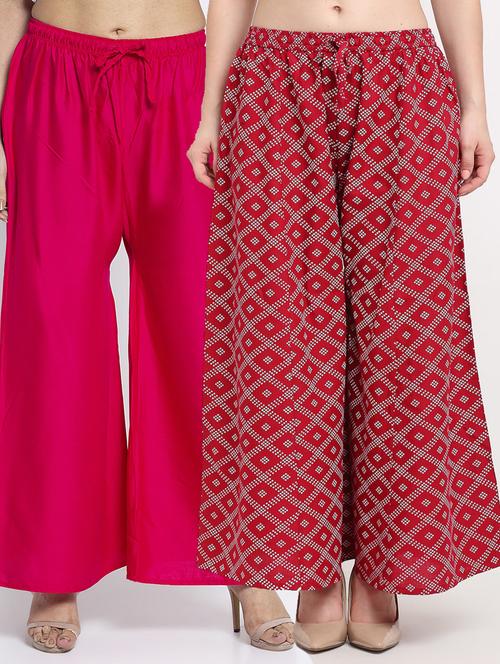 pack of 2 flared palazzos - 19125351 -  Standard Image - 0