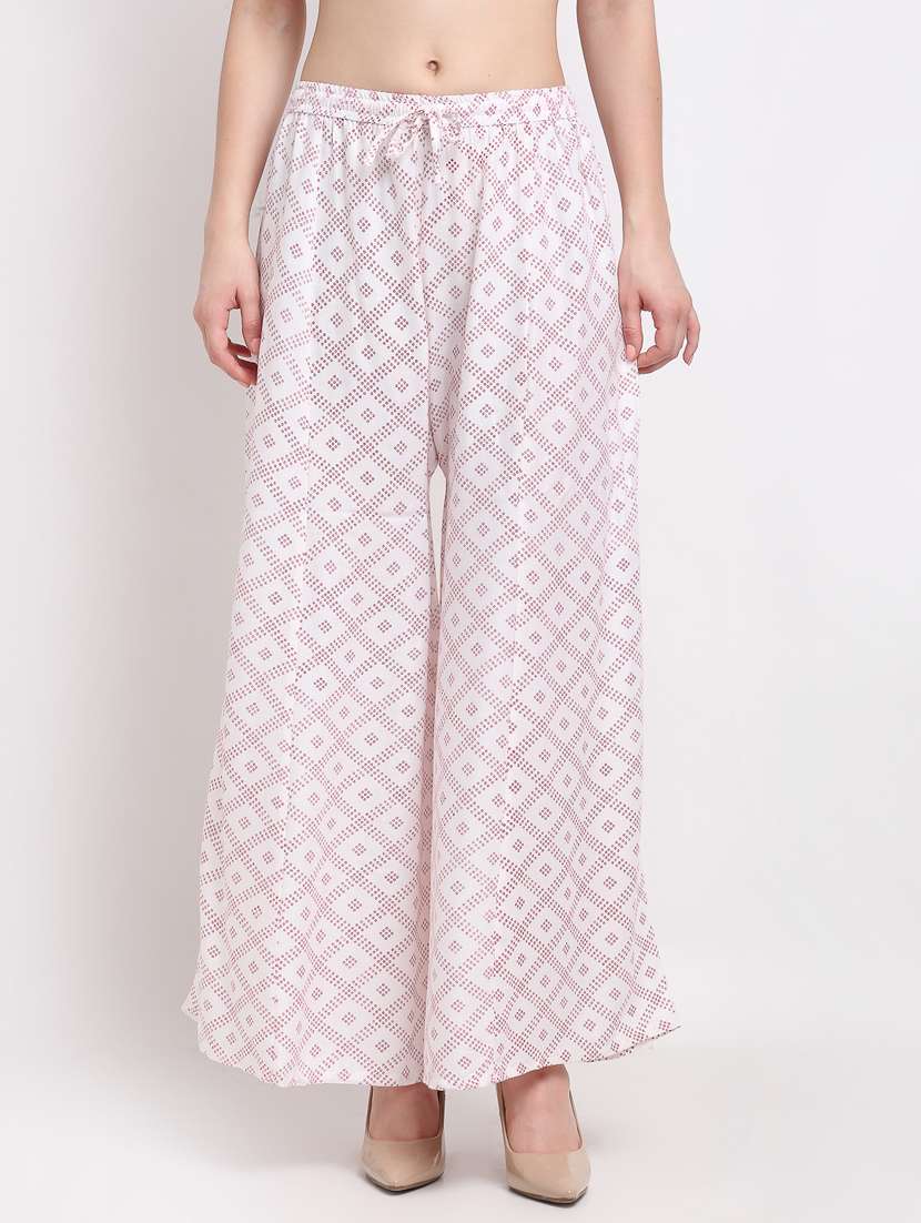 pack of 2 printed flared palazzo - 19125415 -  Standard Image - 3