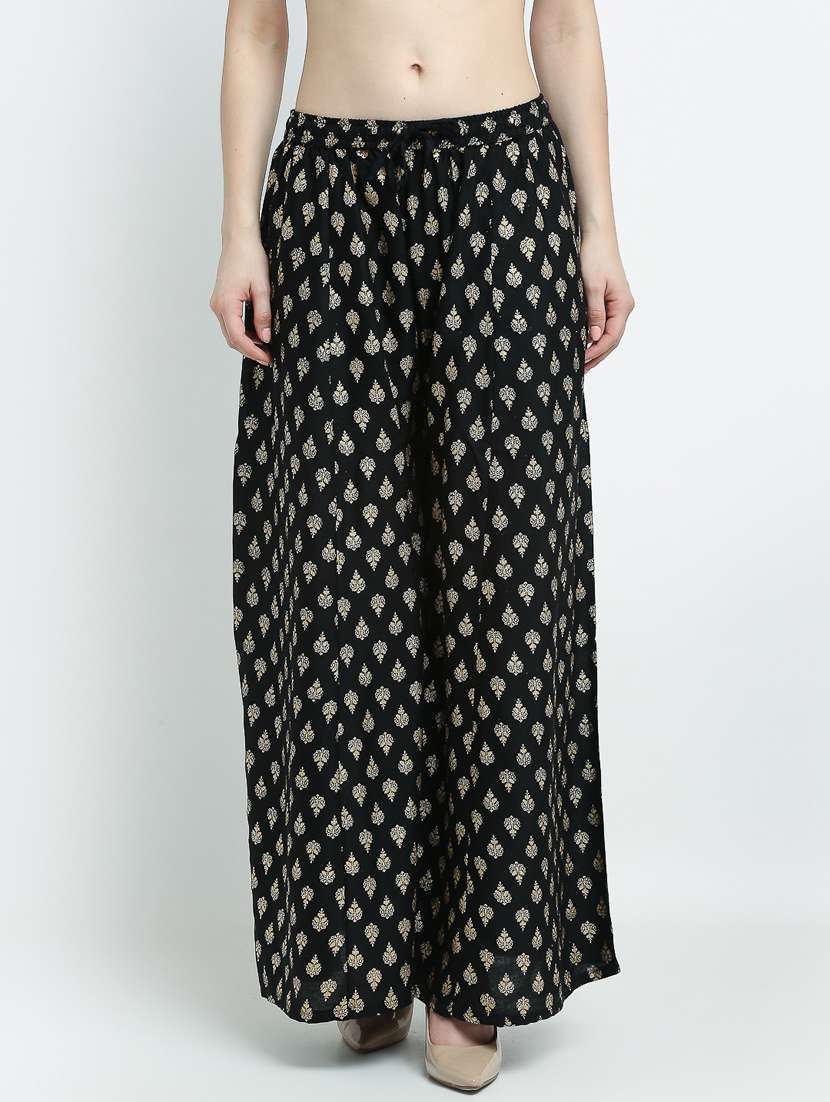 pack of 2 printed flared palazzo - 19125471 -  Standard Image - 3