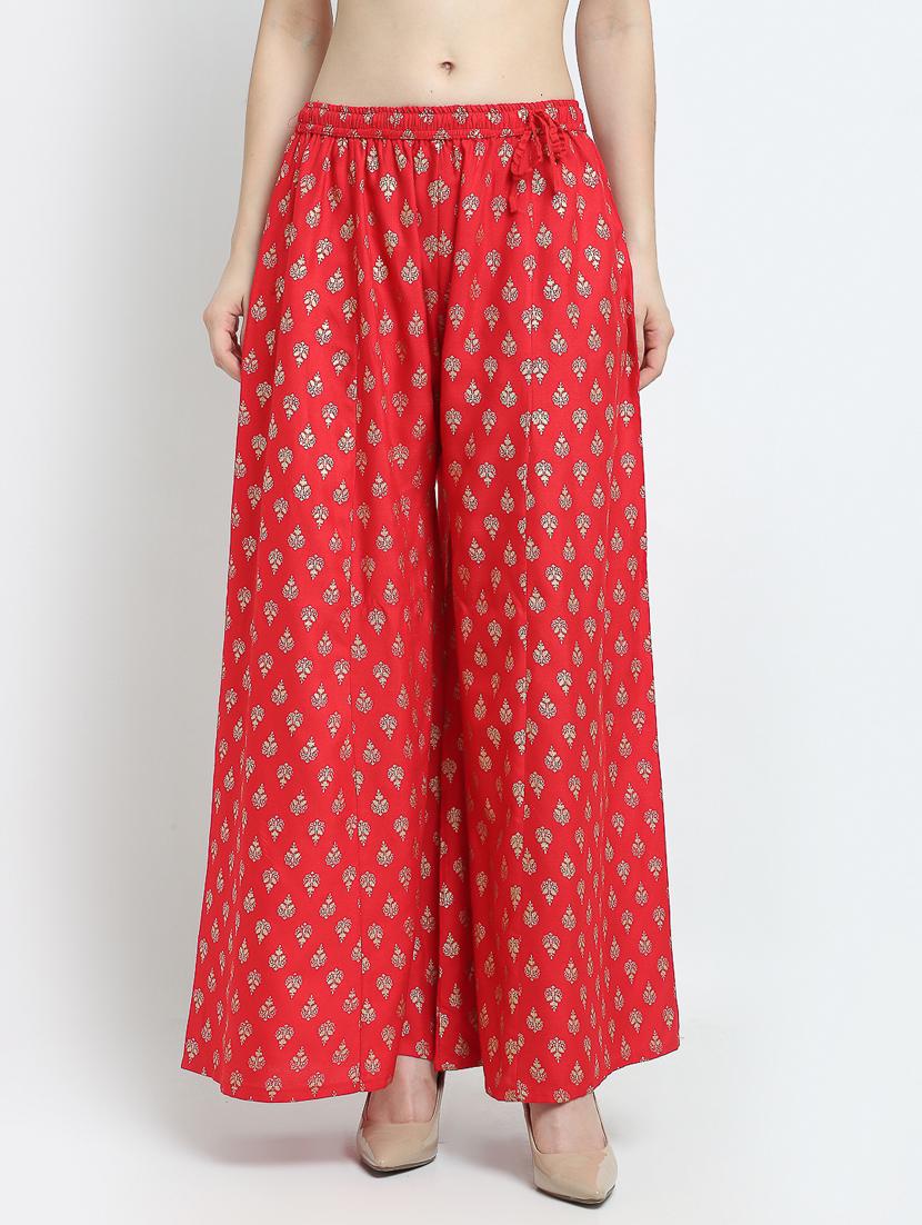 pack of 2 printed flared palazzo - 19125481 - Standard Image - 3