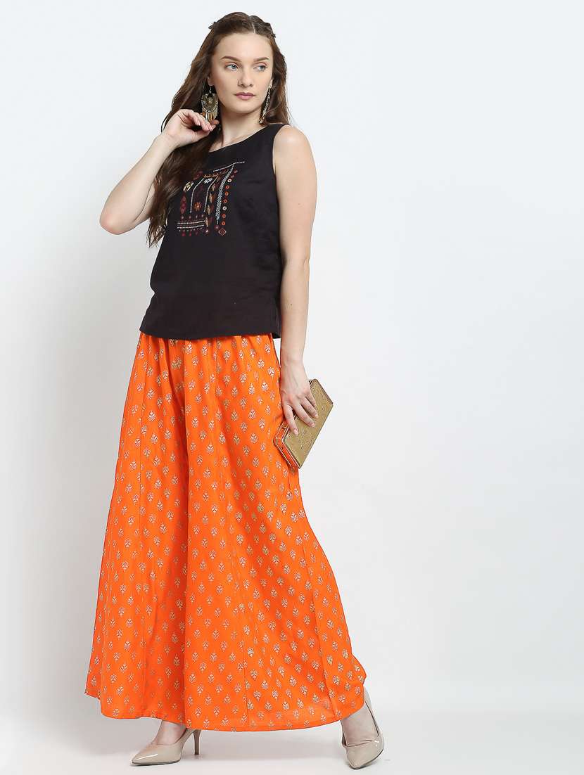 pack of 2 flared palazzos - 19125494 -  Standard Image - 5