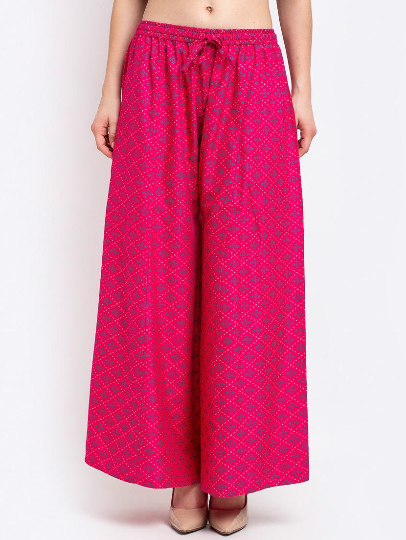 pack of 2 printed flared palazzo - 19125545 - Standard Image - 3