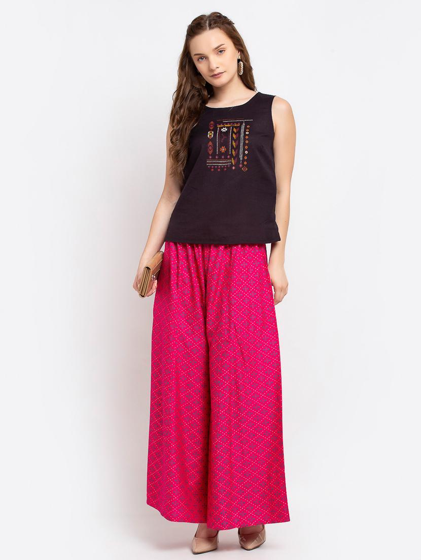pack of 2 printed flared palazzo - 19125545 - Standard Image - 5