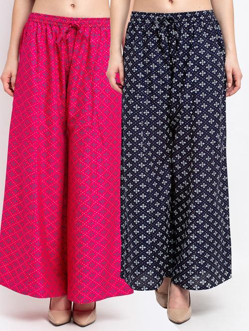 pack of 2 flared palazzos - 19125550 -  Standard Image - 0