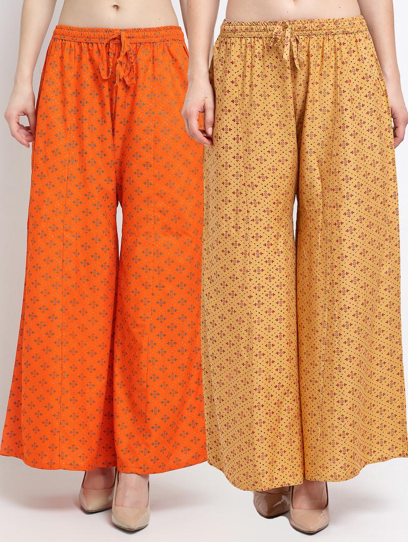 pack of 2 flared palazzos - 19125551 -  Zoom Image - 0