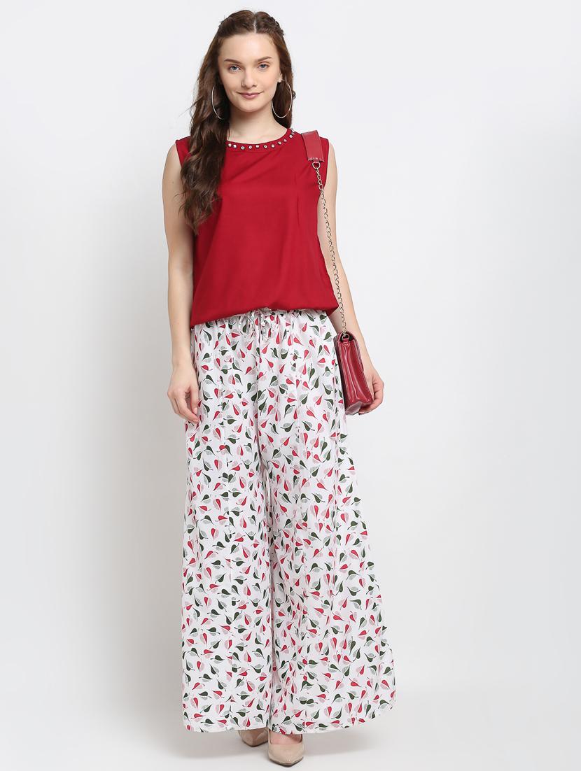 pack of 2 printed flared palazzo - 19125585 - Standard Image - 5