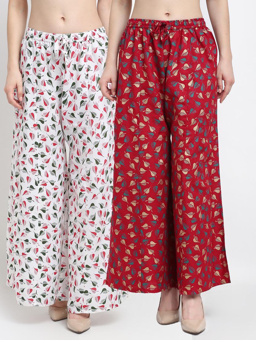 pack of 2 flared palazzos - 19125590 - Zoom Image - 0