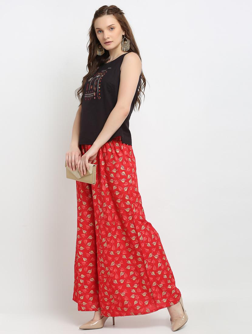 pack of 2 printed flared palazzos - 19125593 - Standard Image - 5