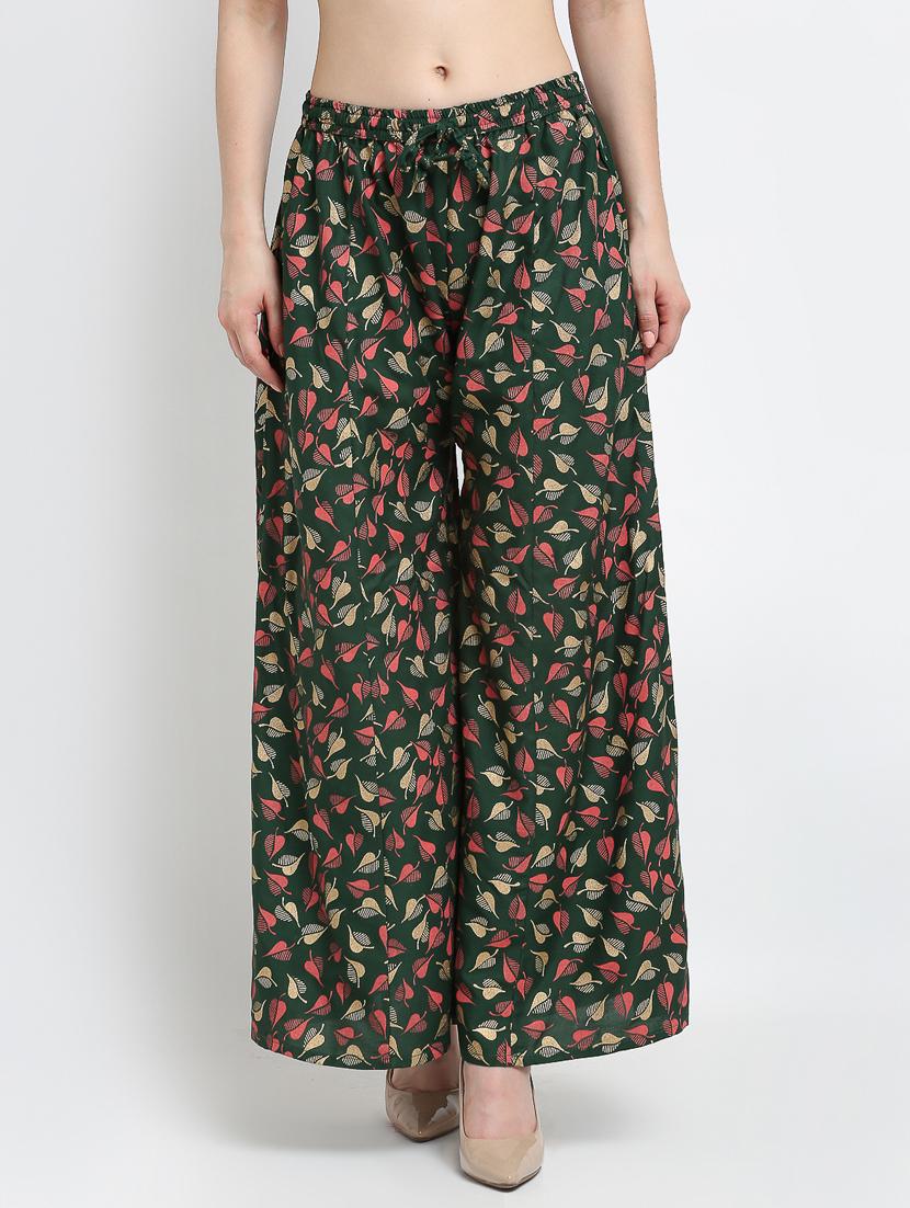 pack of 2 printed flared palazzo - 19125611 - Standard Image - 3