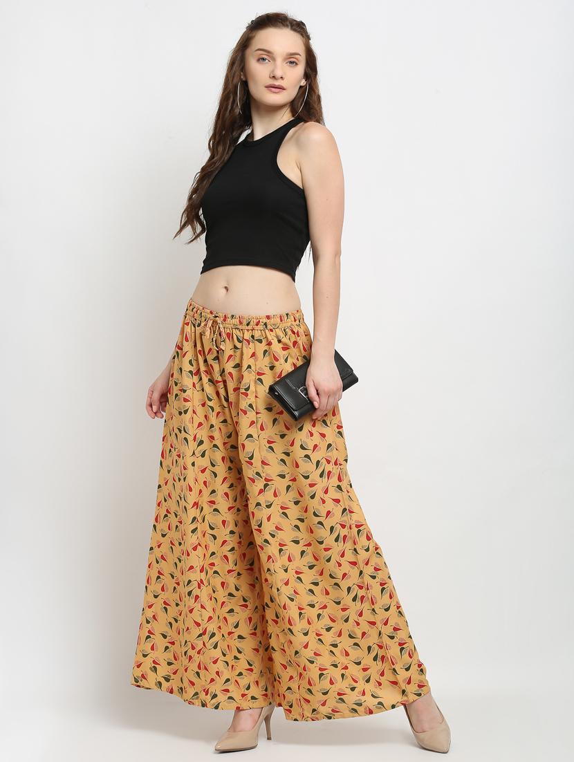 pack of 2 printed flared palazzo - 19125611 - Standard Image - 5