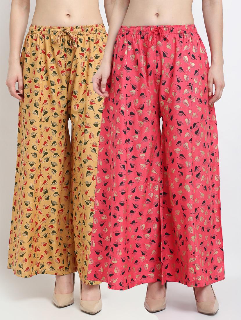 pack of 2 flared palazzos - 19125613 -  Zoom Image - 0