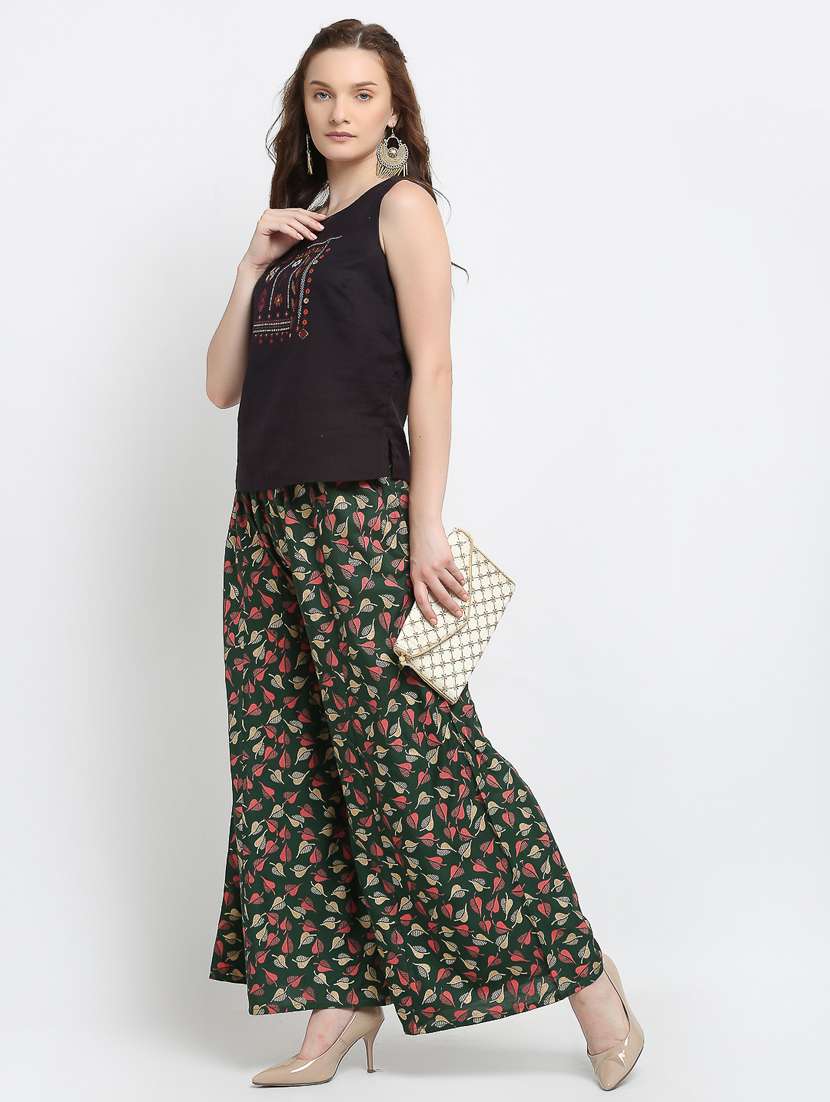 pack of 2 flared palazzos - 19125615 -  Standard Image - 5