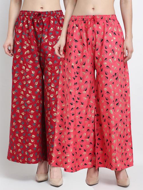 pack of 2 flared palazzos - 19125618 -  Standard Image - 0